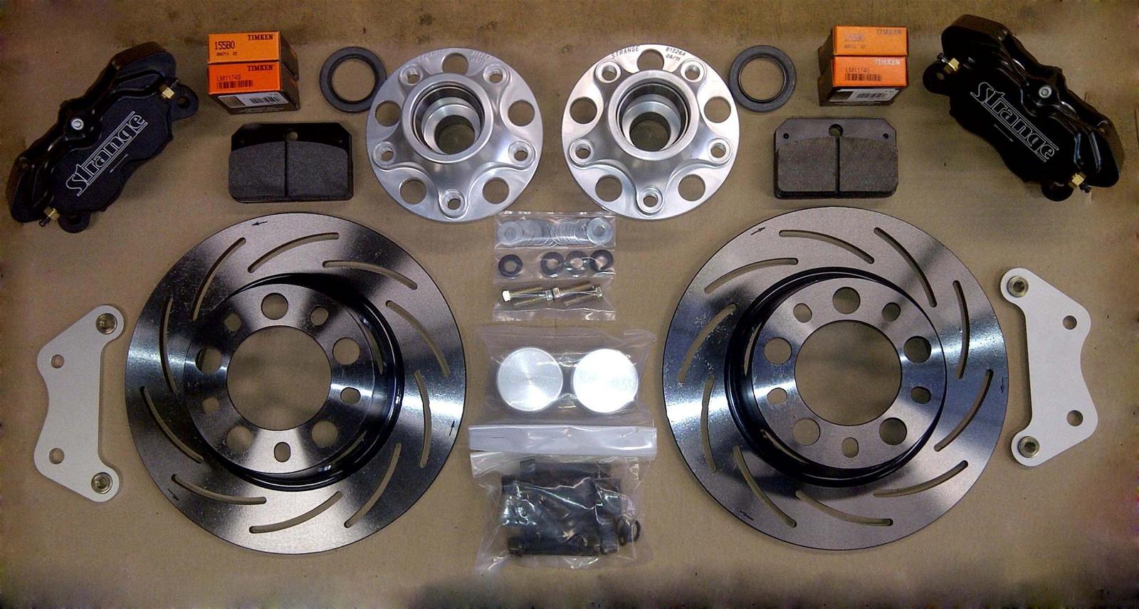 Strange Engineering B4122WC Strange Pro Race Steel Front Brake Kits - Zander Auto Parts