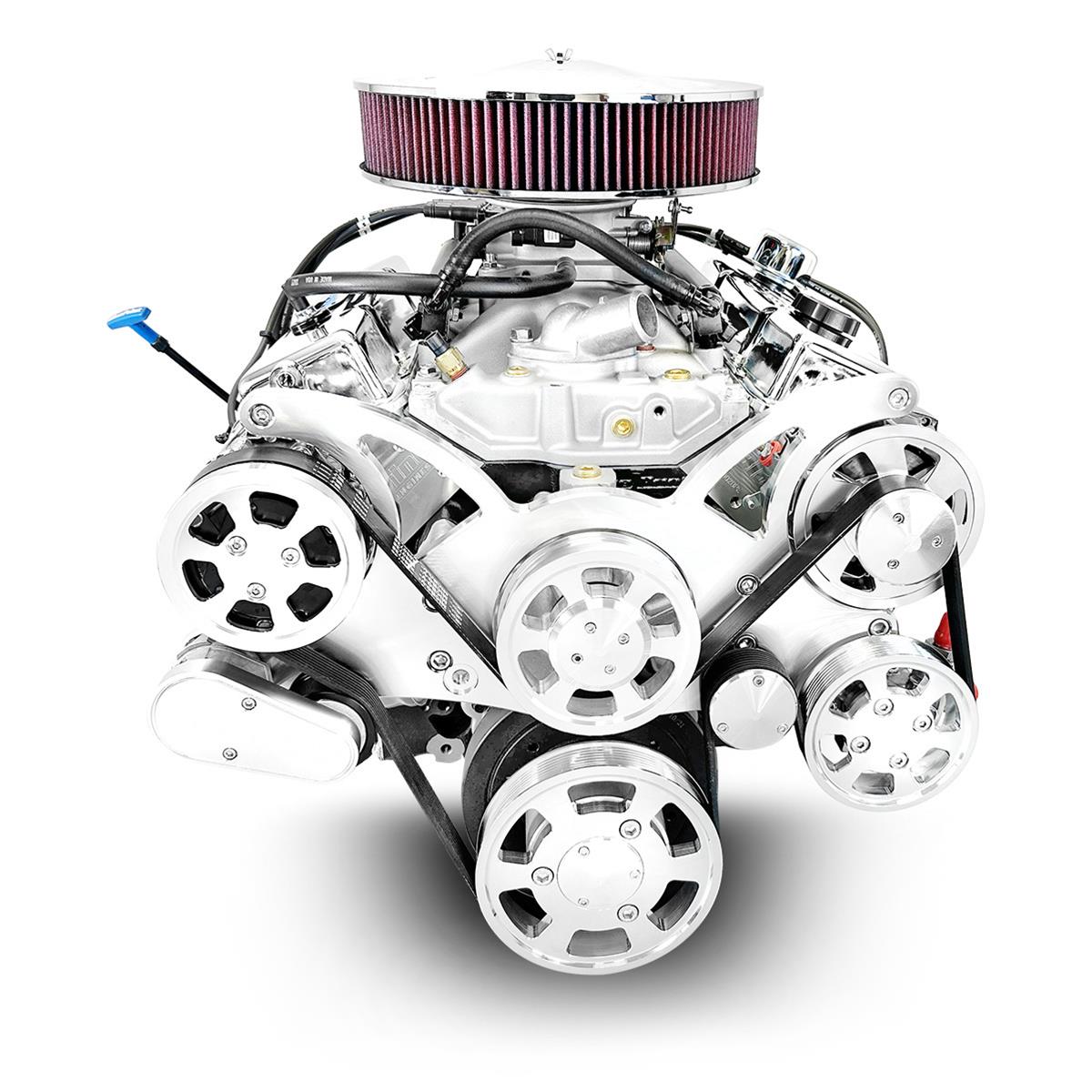BluePrint Engines BP38318MPFIK BluePrint Engines GM 383 C.I.D. 436 HP Fully Dressed Stroker Long Block Crate Engines - Zander Auto Parts