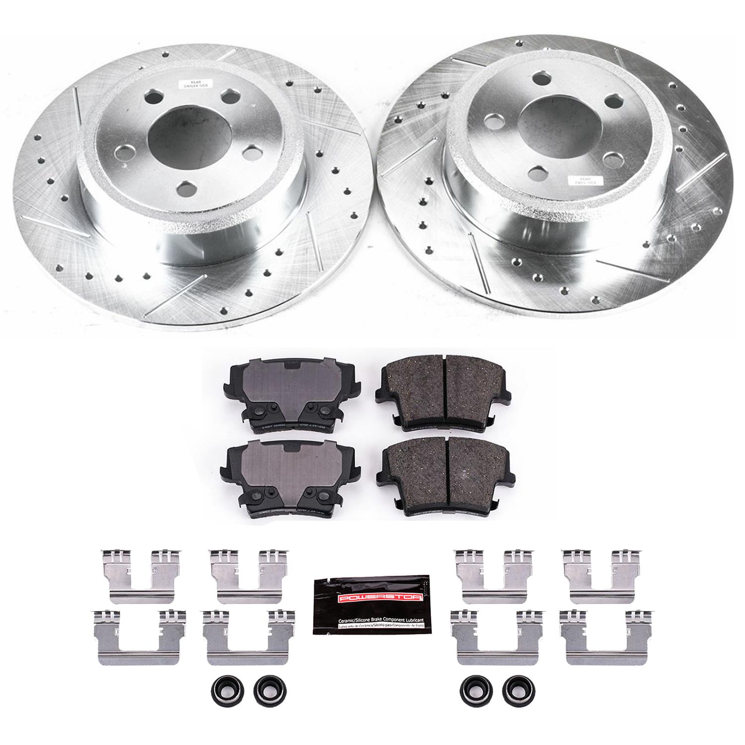 PowerStop K1719 PowerStop Z23 Evolution Sport Brake Upgrade Kits - Zander Auto Parts