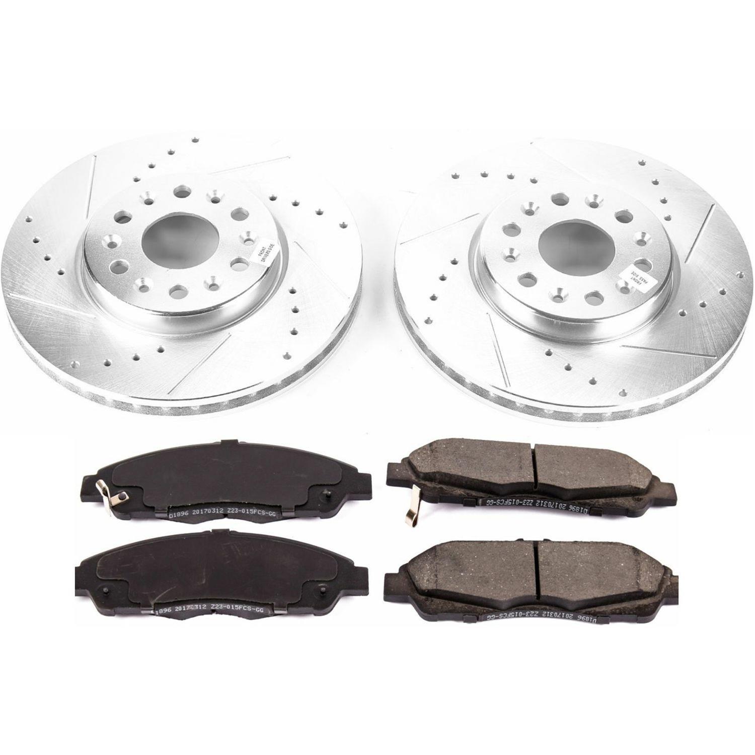 PowerStop K7409 PowerStop Z23 Evolution Sport Brake Upgrade Kits - Zander Auto Parts