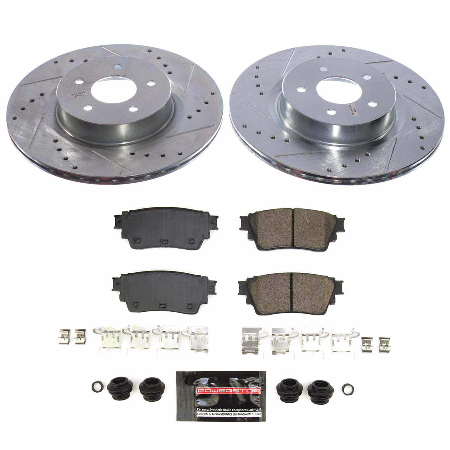 PowerStop K9219 PowerStop Z23 Evolution Sport Brake Upgrade Kits - Zander Auto Parts