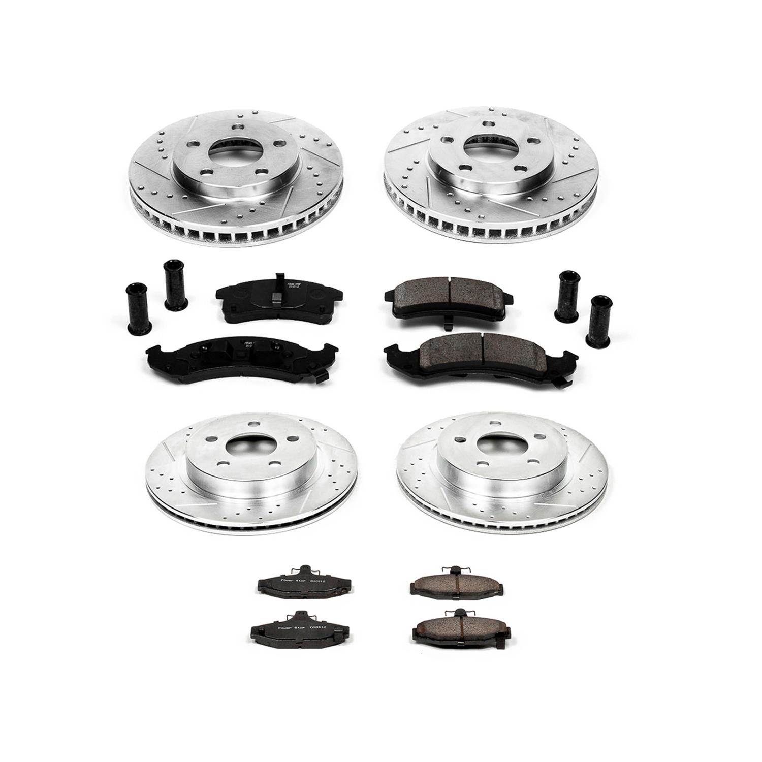 PowerStop K1535 PowerStop Z23 Evolution Sport Brake Upgrade Kits - Zander Auto Parts