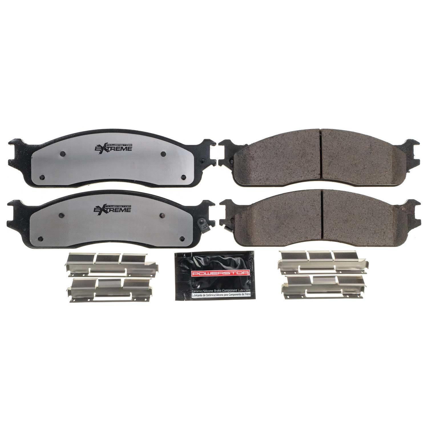 PowerStop Z36-965 PowerStop Z36 Truck and Tow Brake Pads and Hardware Kits - Zander Auto Parts