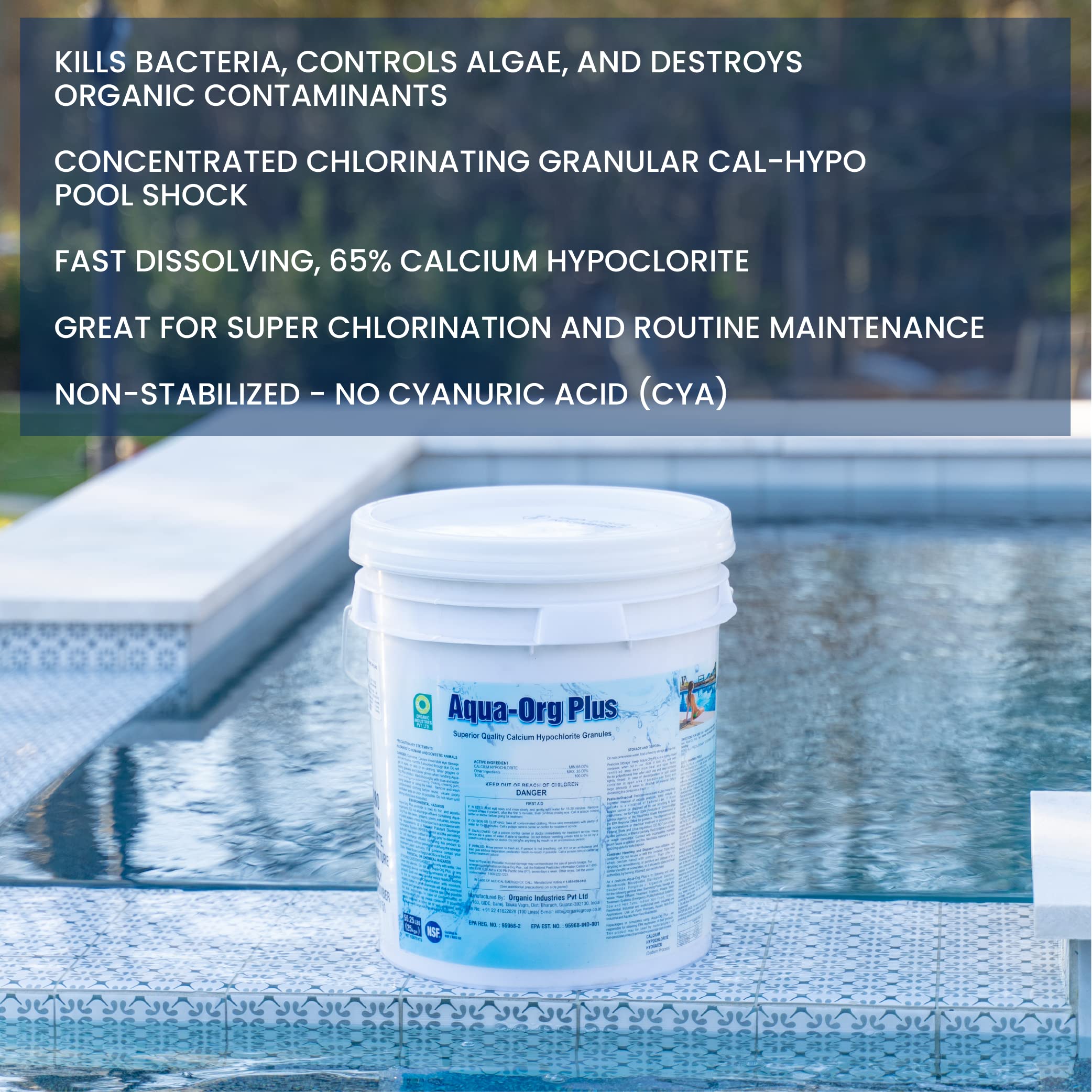 AQUA ORG PLUS Granular Hypochlorite Swimming - Zander Auto Parts