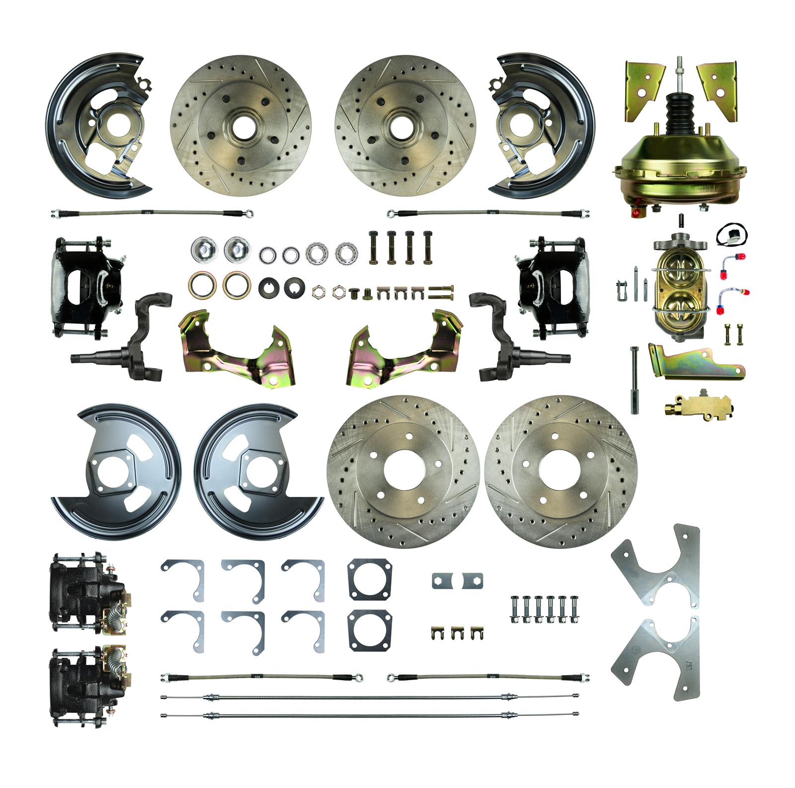 The Right Stuff AFXDC41CS The Right Stuff 4-Wheel Disc Brake Conversion Show 'N Go Kits - Zander Auto Parts