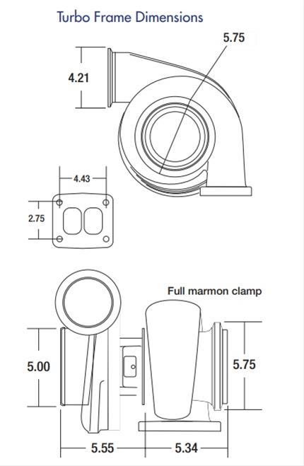 BorgWarner Turbo Systems 171702 BorgWarner AirWerks Series Turbochargers - Zander Auto Parts