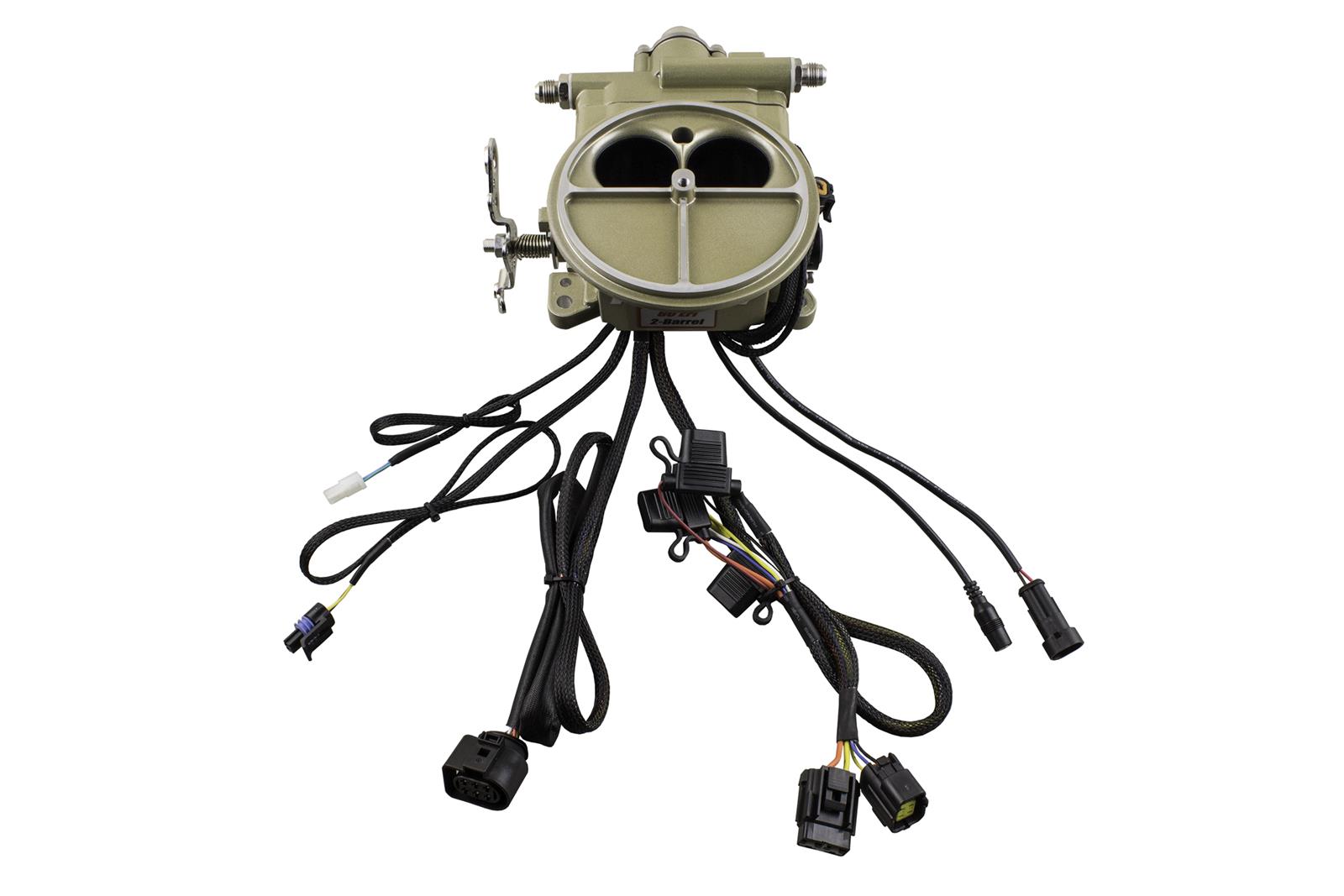 FiTech Fuel Injection 39001 FiTech Go EFI 2-Barrel 400 HP Fuel Injection Systems - Zander Auto Parts