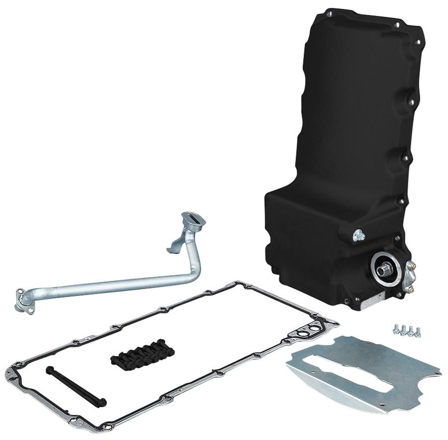 Summit Racing SUM-121200B Summit Racing™ Pro LS Cast Aluminum Oil Pans - Zander Auto Parts