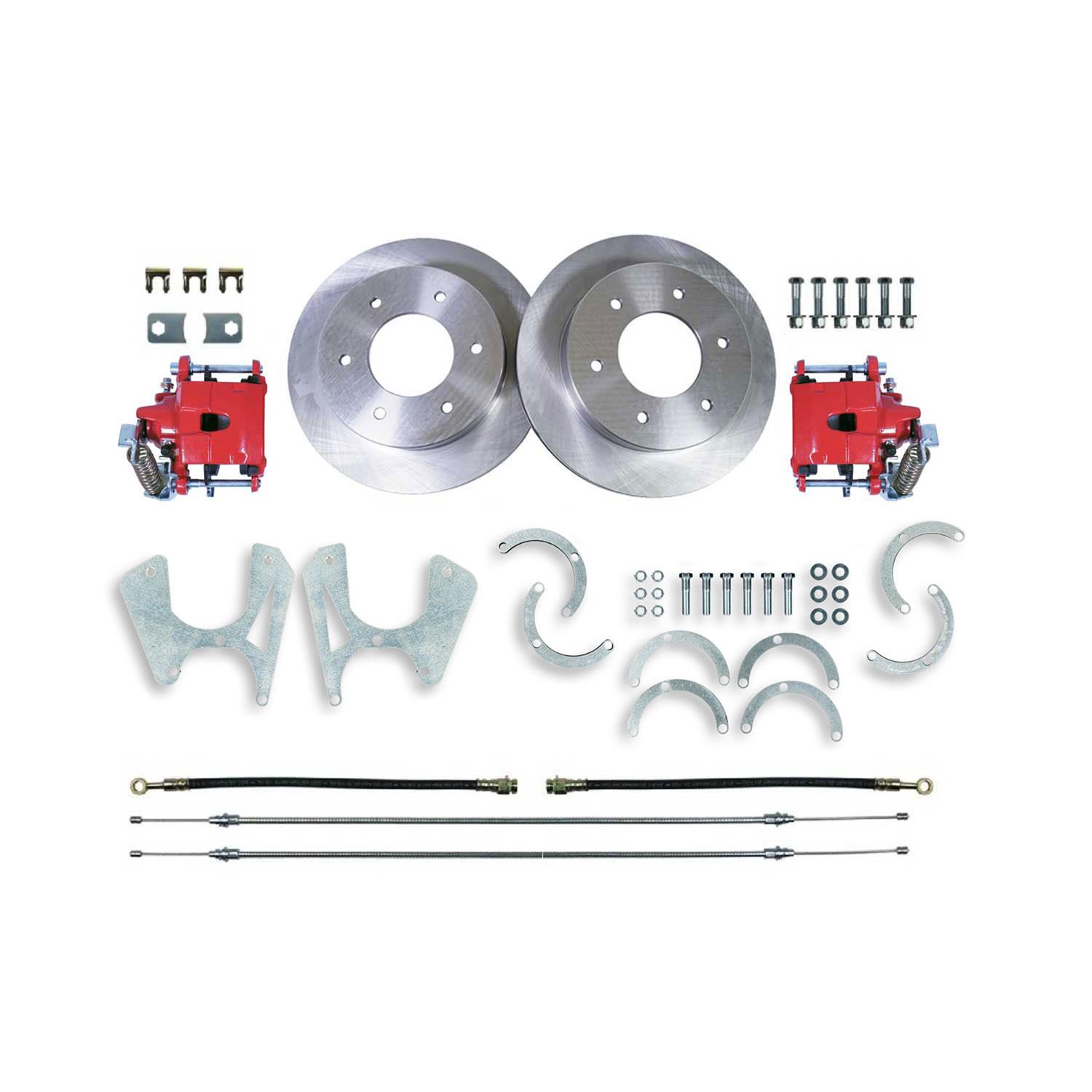 The Right Stuff TRD4746Z The Right Stuff Rear Disc Brake Conversion Kits - Zander Auto Parts