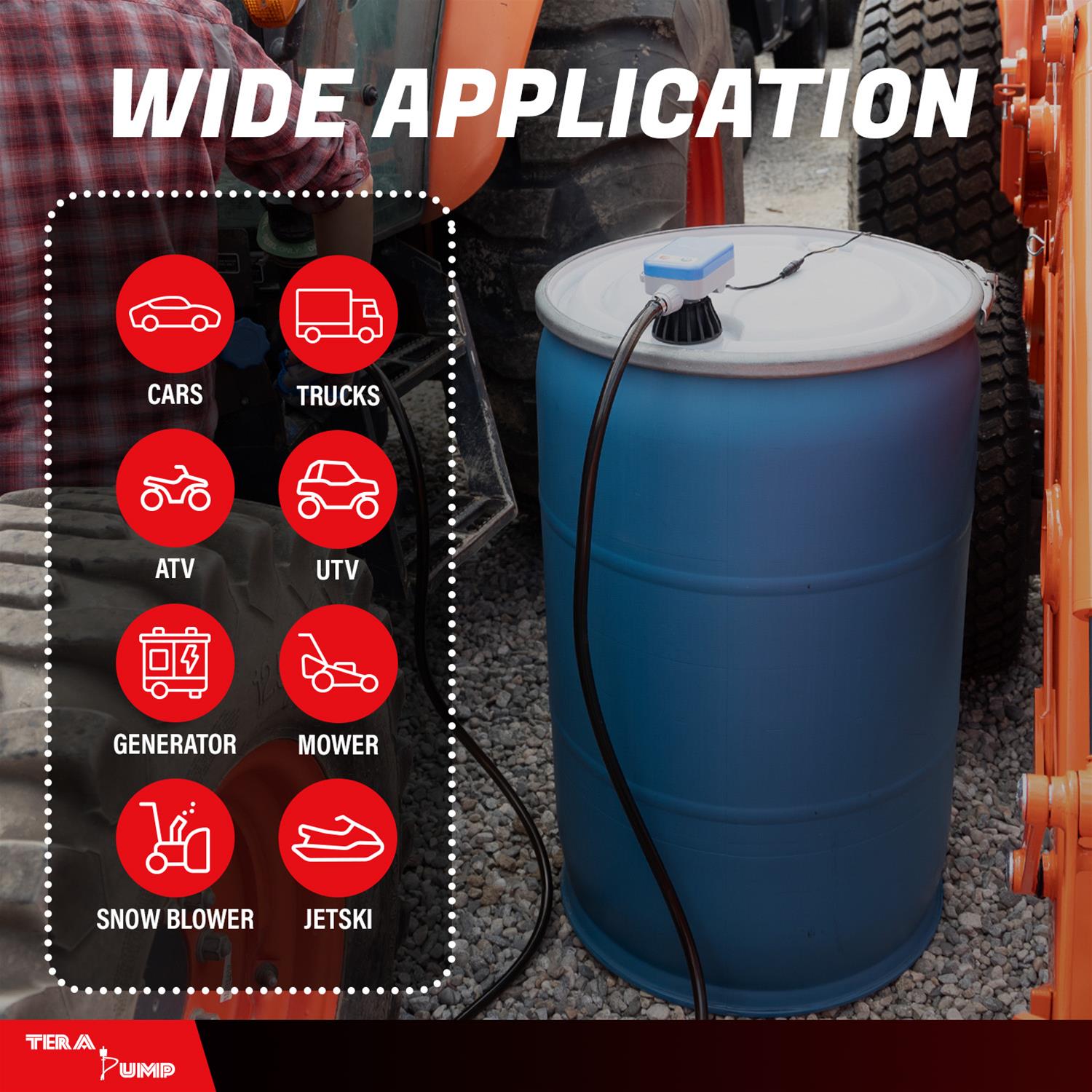 TERA PUMP 20179 Tera Pump Electric Drum Pumps - Zander Auto Parts