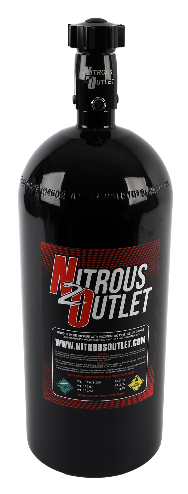 Nitrous Outlet 00-30140-6 Nitrous Outlet Nitrous Oxide Bottles - Zander Auto Parts
