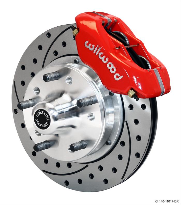 Wilwood Disc Brakes 140-11017-DR Wilwood Forged Dynalite Pro Series Front Disc Brake Kits - Zander Auto Parts