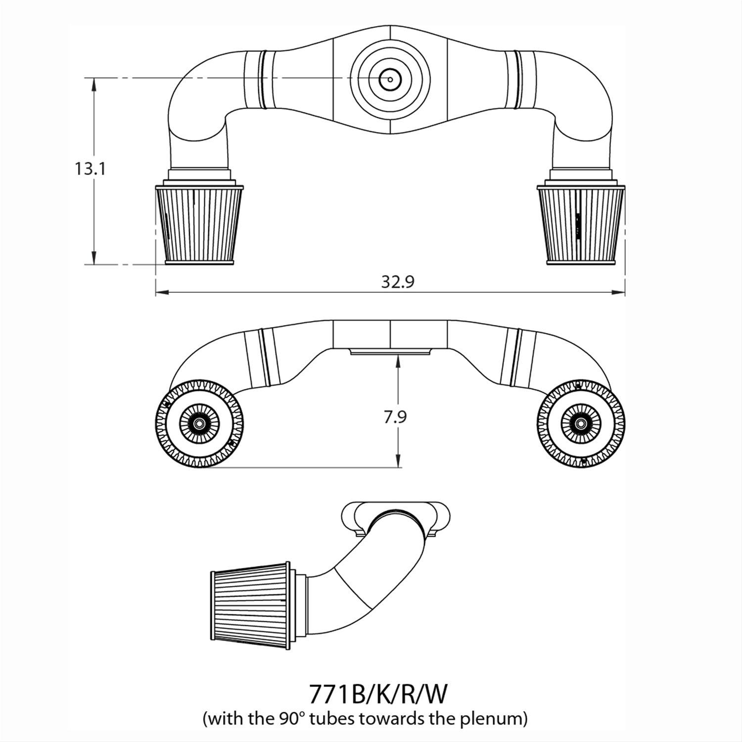Spectre Performance 771 Spectre Performance Muscle Car Cold Air Intake Kits - Zander Auto Parts