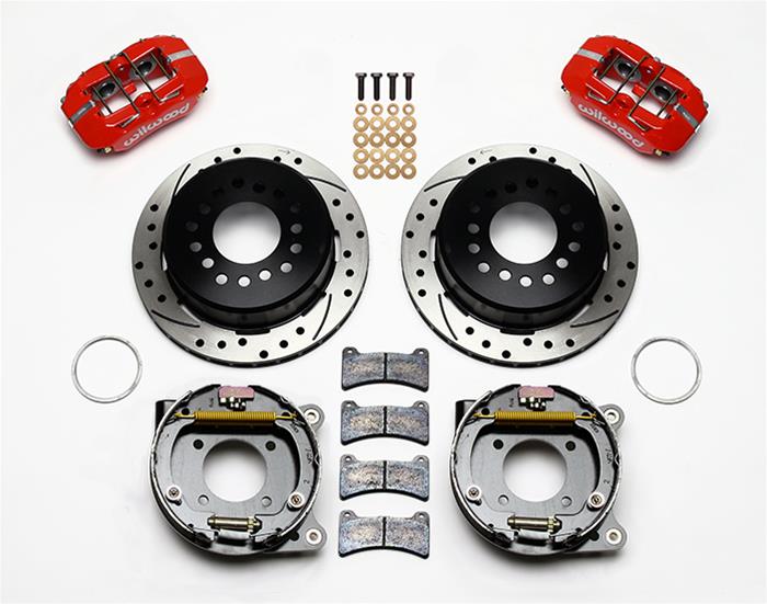 Wilwood Disc Brakes 140-14400-DR Wilwood Forged Dynalite Rear Parking Brake Kits - Zander Auto Parts