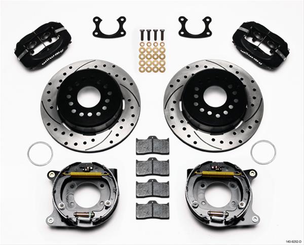 Wilwood Disc Brakes 140-9282-D Wilwood Forged Dynalite Pro Series Rear Disc Parking Brake Kits - Zander Auto Parts