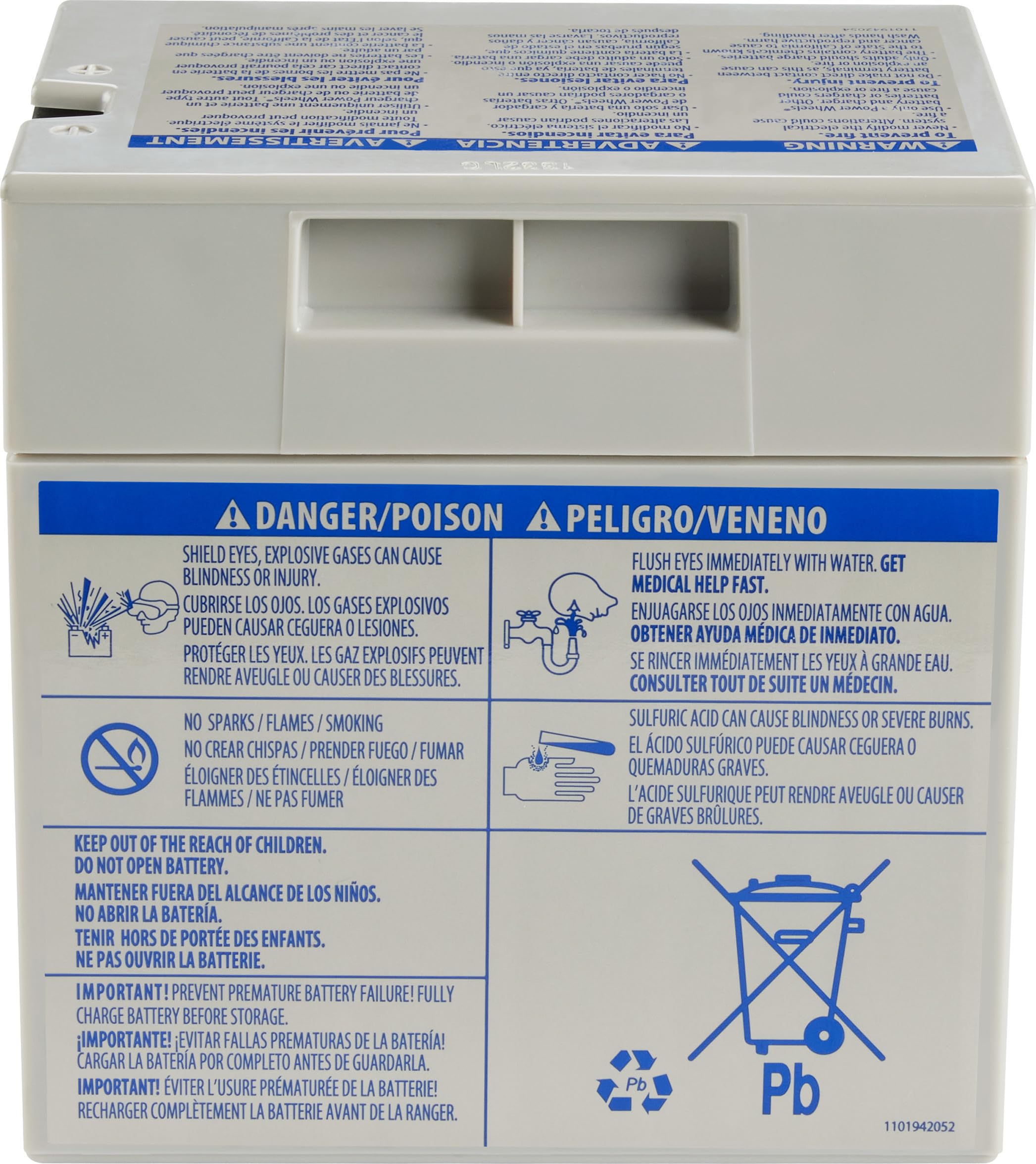 Power Wheels 12 Volt Rechargeable Replacement - Zander Auto Parts