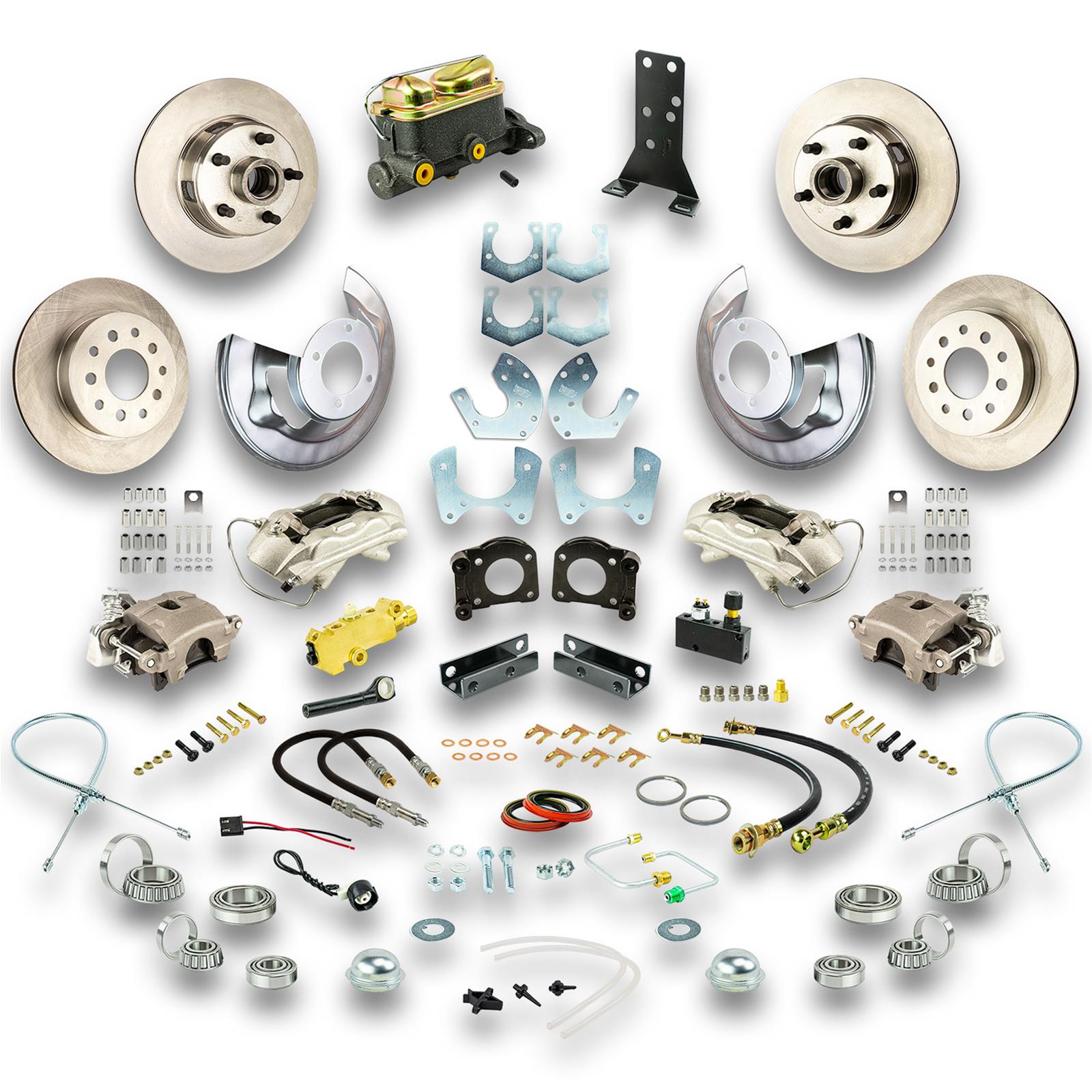 The Right Stuff ZSD6455 The Right Stuff Street Series Disc Brake Conversion Kits - Zander Auto Parts