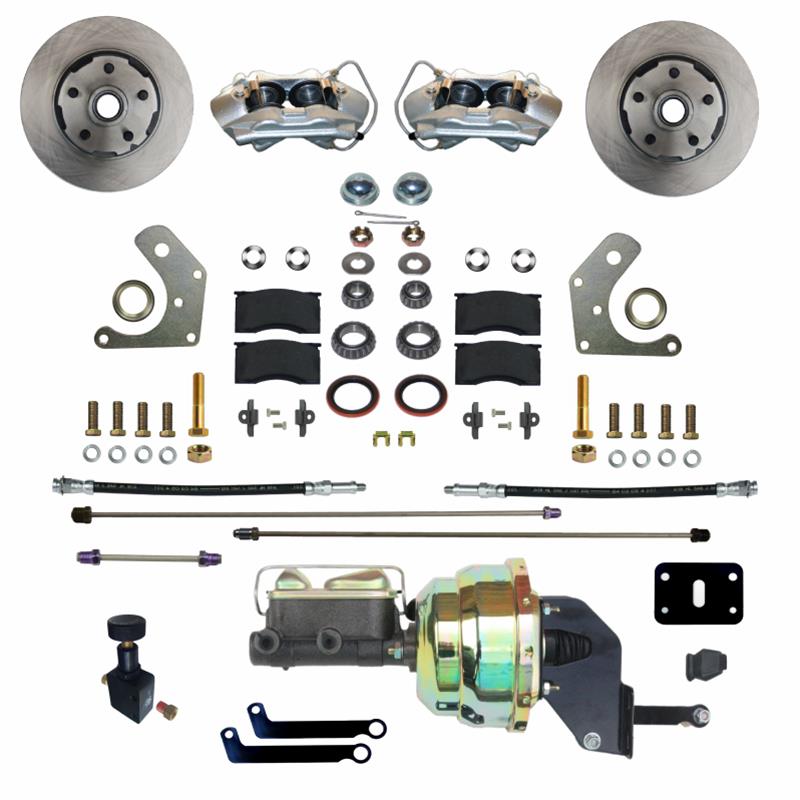 Leed Brakes FC2002-8405 LEED Brakes Front Disc Brake Conversion Kits - Zander Auto Parts