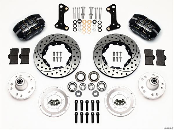 Wilwood Disc Brakes 140-13202-D Wilwood DynaPro Dust-Boot Pro Series Front Brake Kits - Zander Auto Parts