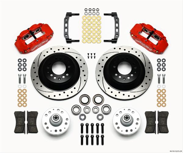 Wilwood Disc Brakes 140-12275-DR Wilwood Forged Narrow Superlite 6R Big Brake Front Brake Kits - Zander Auto Parts
