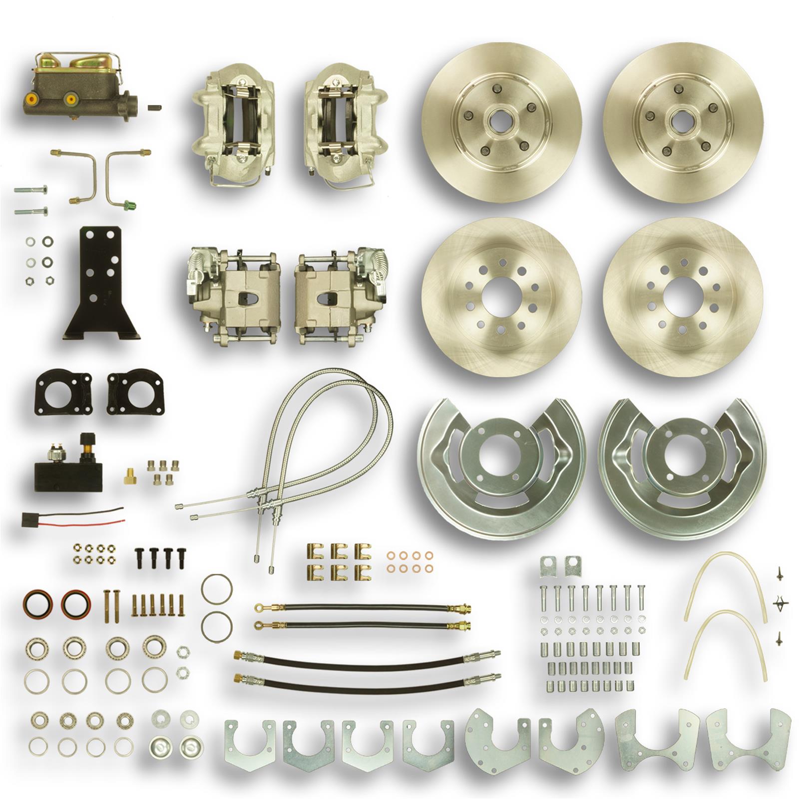 The Right Stuff ZSD6455 The Right Stuff Street Series Disc Brake Conversion Kits - Zander Auto Parts