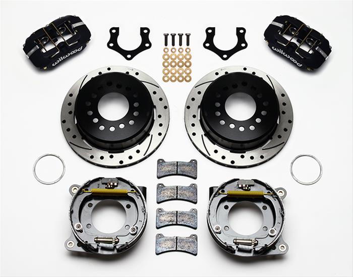 Wilwood Disc Brakes 140-11395-D Wilwood Forged DynaPro Low-Profile Rear Parking Brake Kits - Zander Auto Parts