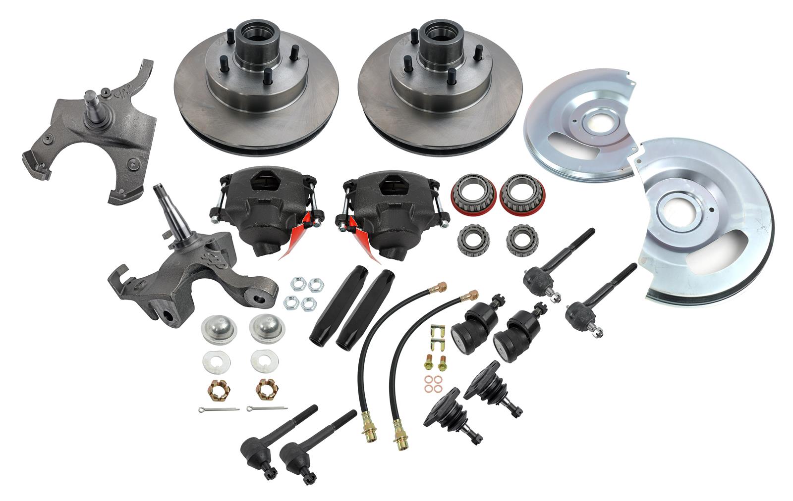 Classic Performance 6370SWBK-5D Classic Performance Upgrade Drop Spindle Brake Kits - Zander Auto Parts