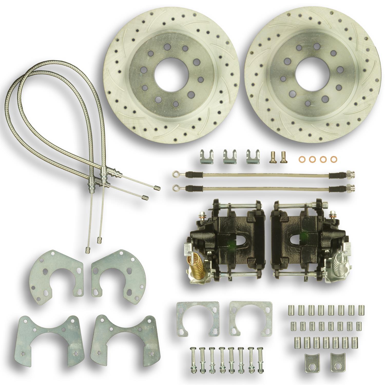 The Right Stuff ZDCRD01S The Right Stuff Rear Disc Brake Conversion Kits - Zander Auto Parts