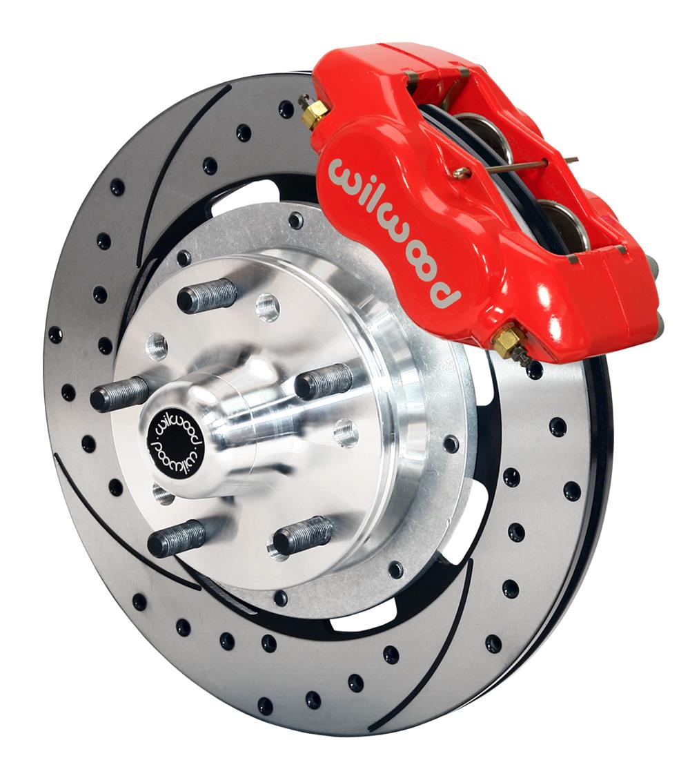 Wilwood Disc Brakes 140-8582-DR Wilwood Forged Dynalite Big Brake Front Brake Kits - Zander Auto Parts