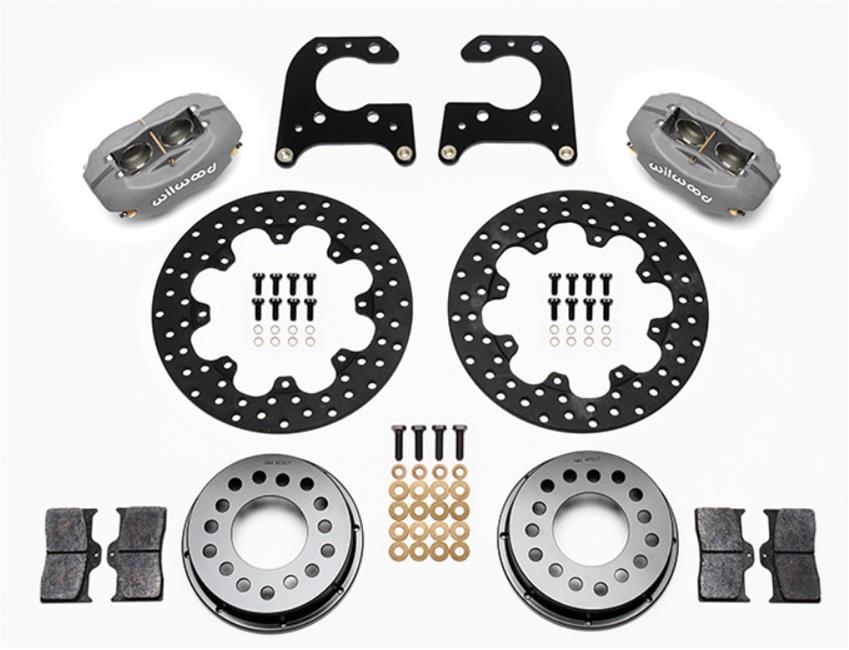 Wilwood Disc Brakes 140-3623-BD Wilwood Forged Dynalite Rear Drag Brake Kits - Zander Auto Parts