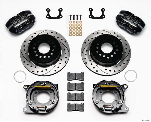Wilwood Disc Brakes 140-13206-D Wilwood DynaPro Dust-Boot Rear Parking Brake Kits - Zander Auto Parts