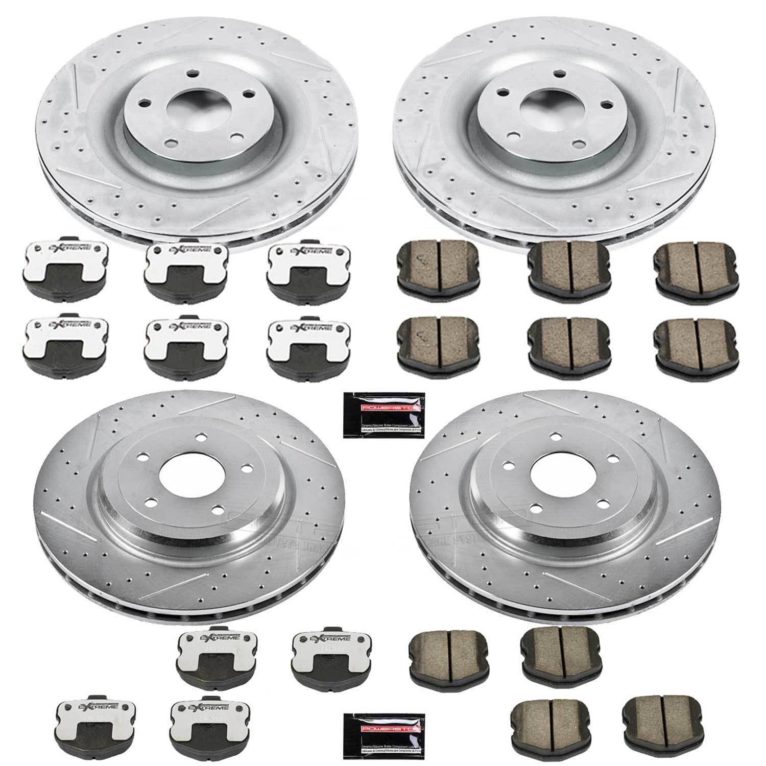 PowerStop K1445-26 PowerStop Z26 Street Warrior Brake Upgrade Kits - Zander Auto Parts