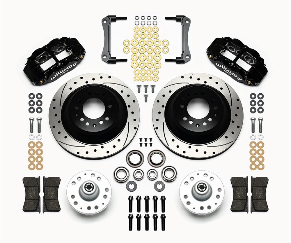 Wilwood Disc Brakes 140-12278-D Wilwood Forged Narrow Superlite 6R Big Brake Front Brake Kits - Zander Auto Parts