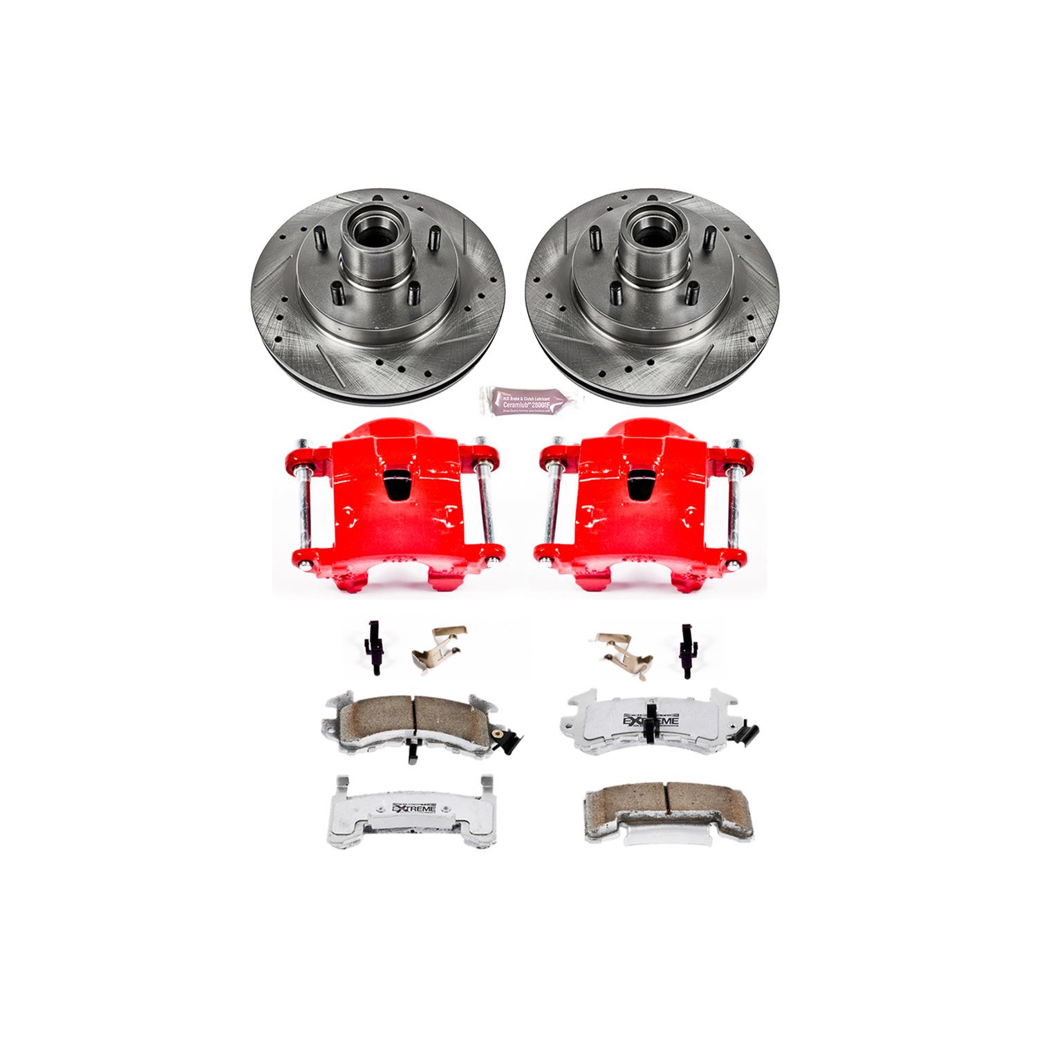 PowerStop KC1482-26 PowerStop Z26 Street Warrior Brake Upgrade Kits with Calipers - Zander Auto Parts