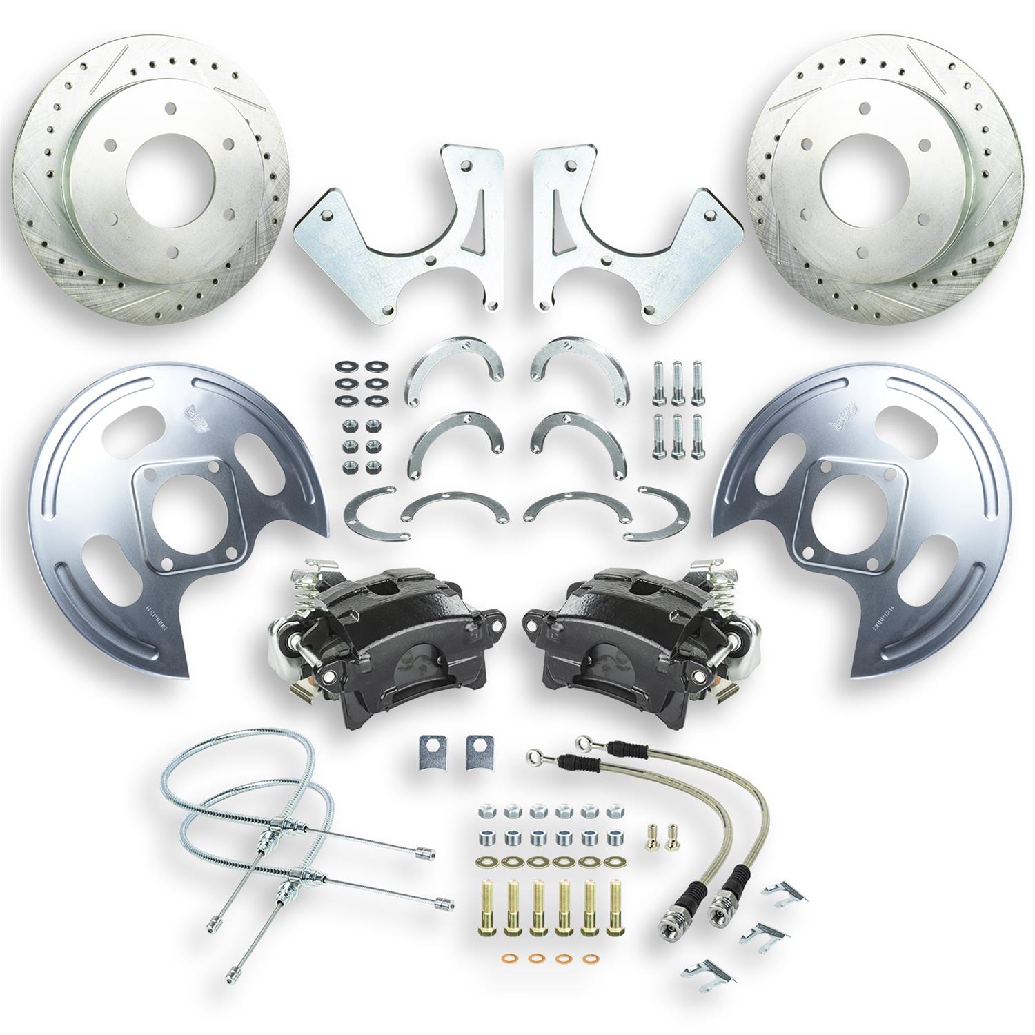 The Right Stuff TRD4706S The Right Stuff Street Series Disc Brake Conversion Kits - Zander Auto Parts