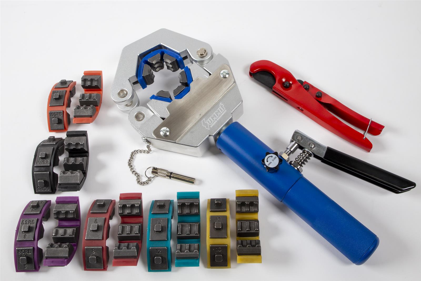 Summit Racing SUM-900309 Summit Racing™ Hydraulic AC Hose Crimping Tool Kits - Zander Auto Parts