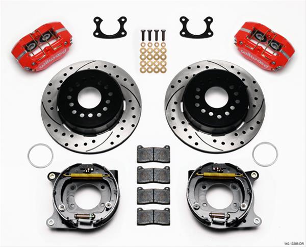 Wilwood Disc Brakes 140-13206-DR Wilwood DynaPro Dust-Boot Rear Parking Brake Kits - Zander Auto Parts