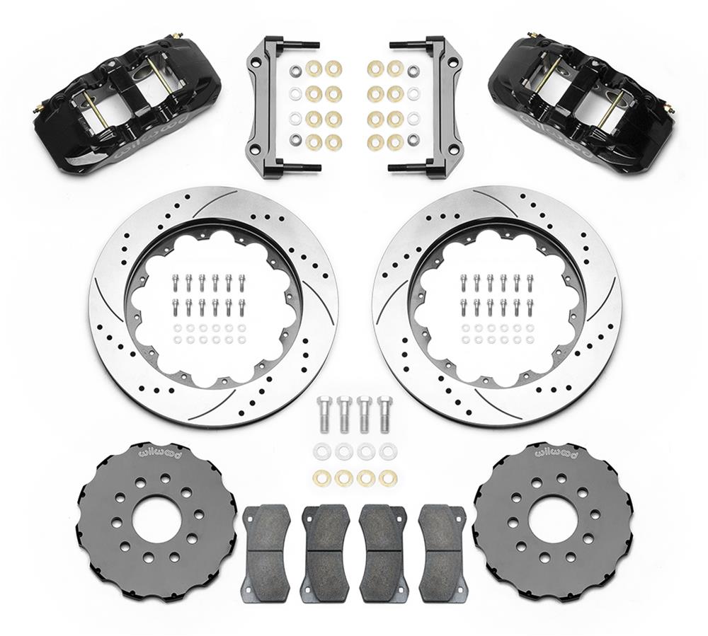 Wilwood Disc Brakes 140-15705-D Wilwood AERO6 Big Brake Front Brake Kits - Zander Auto Parts