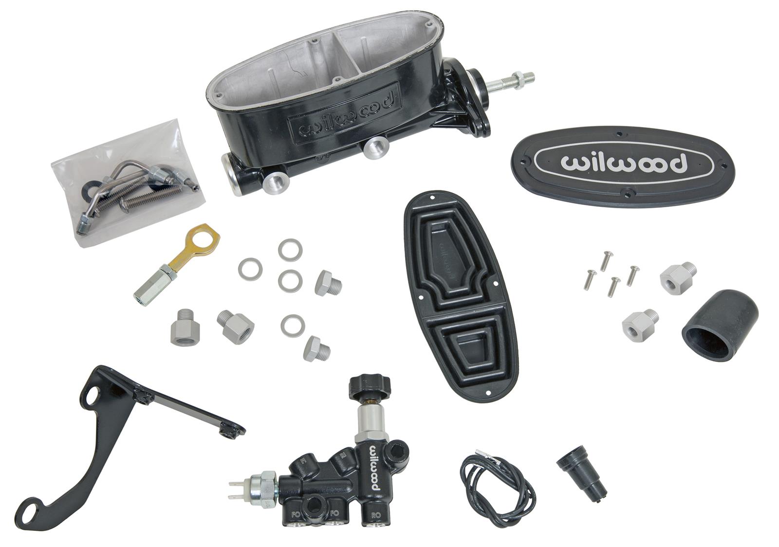 Wilwood Disc Brakes 261-14158-BK Wilwood Aluminum Master Cylinders - Zander Auto Parts
