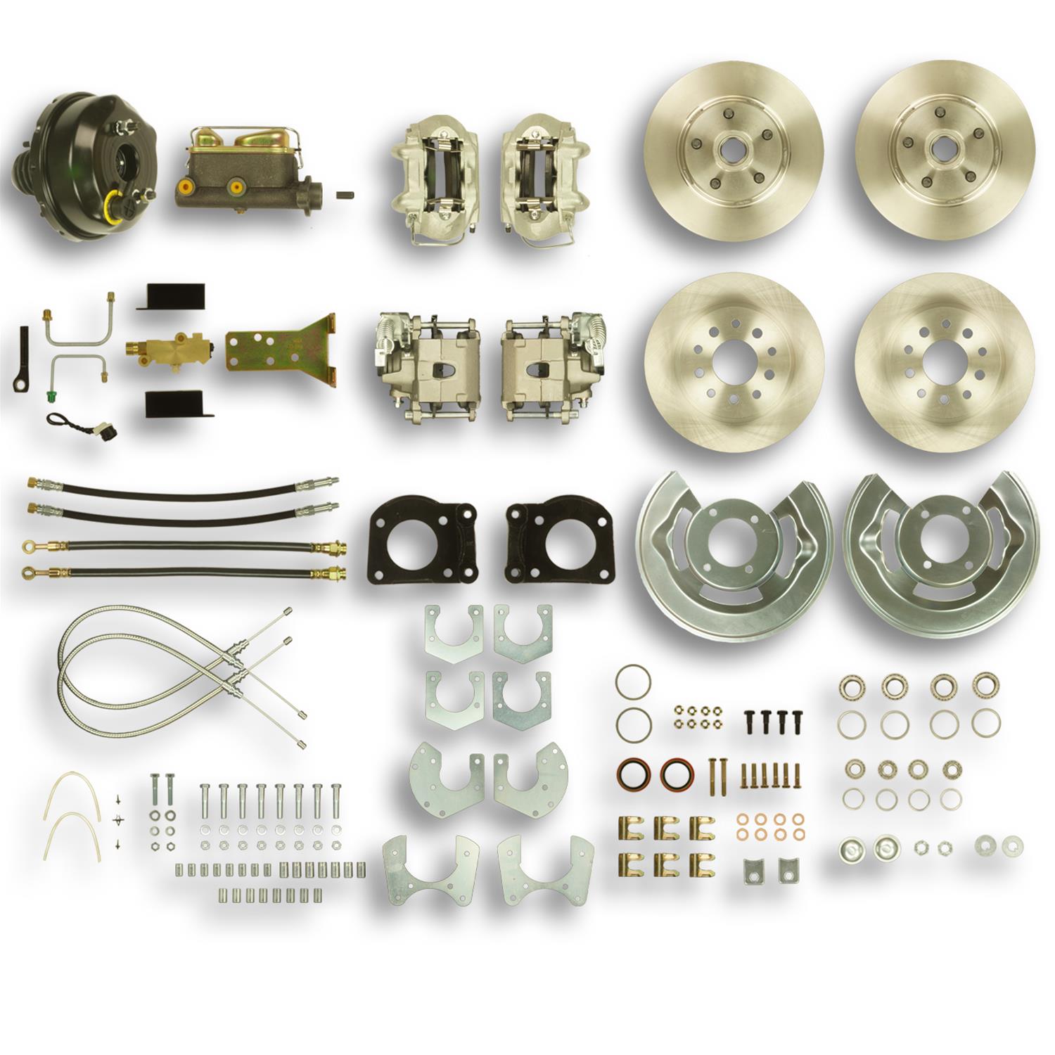 The Right Stuff ZDC6455 The Right Stuff 4-Wheel Disc Brake Conversion Kits - Zander Auto Parts