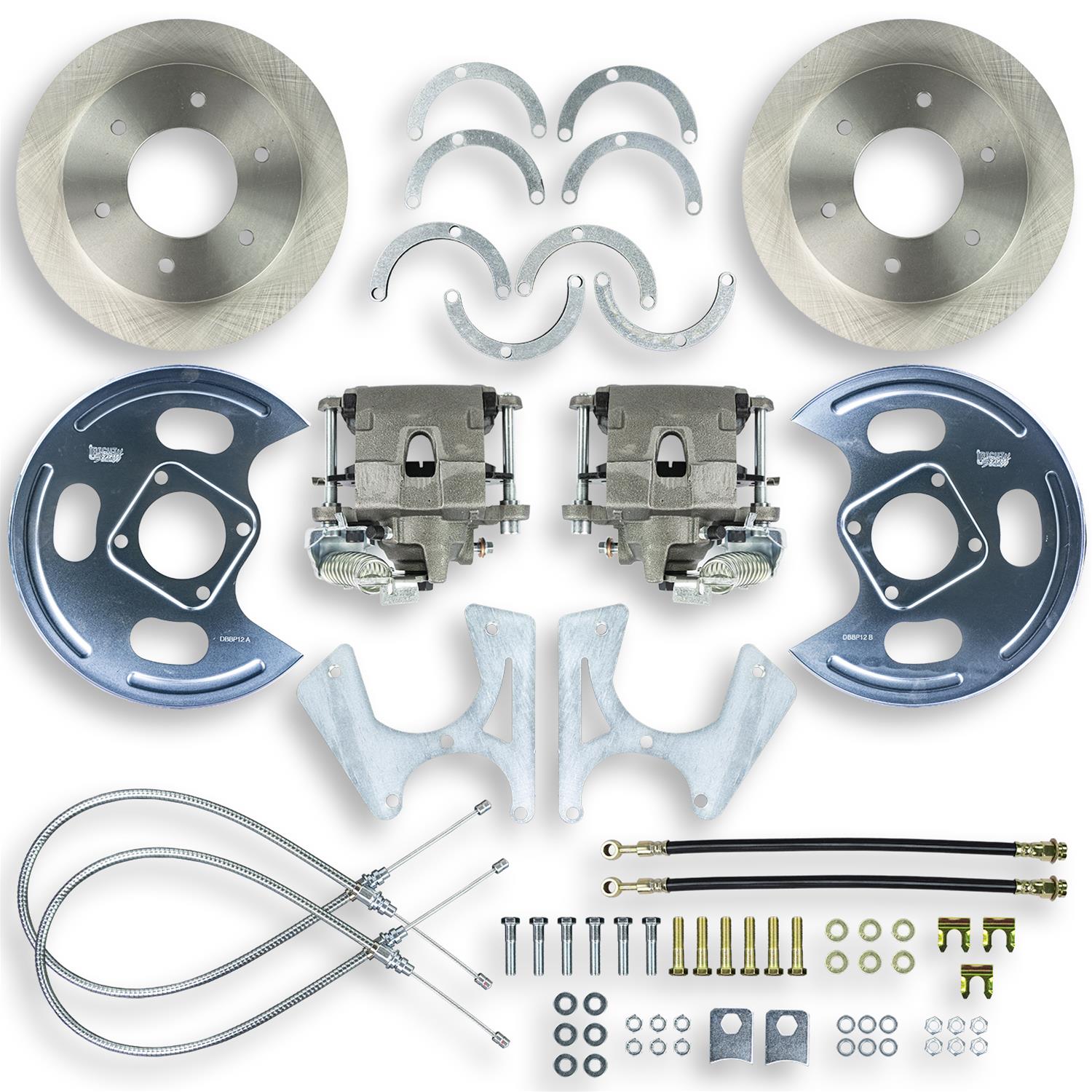 The Right Stuff TRD4706 The Right Stuff Rear Disc Brake Conversion Kits - Zander Auto Parts