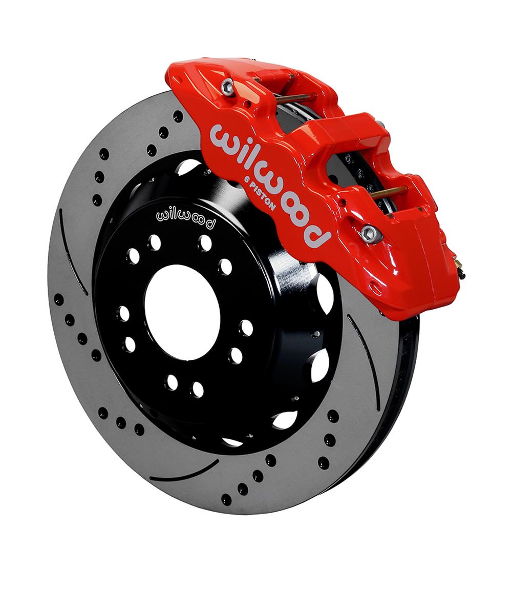 Wilwood Disc Brakes 140-15305-DR Wilwood AERO6 Big Brake Front Brake Kits - Zander Auto Parts