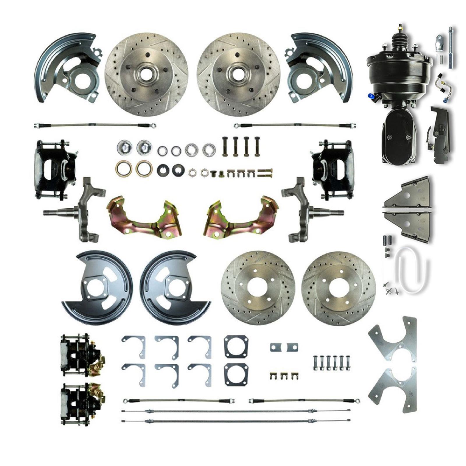 The Right Stuff AFXDC41DSY The Right Stuff Street Series Disc Brake Conversion Kits - Zander Auto Parts