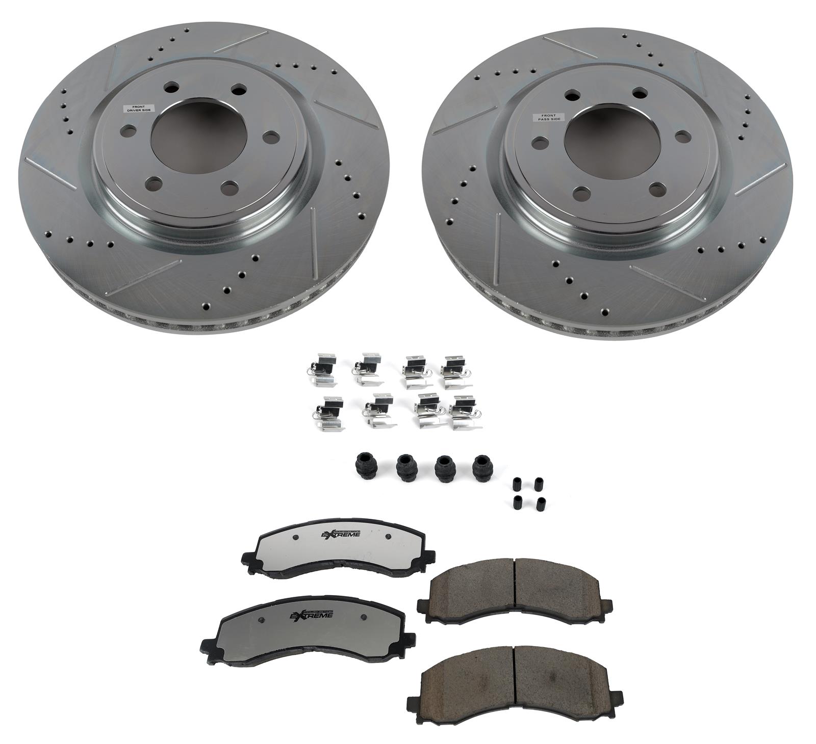PowerStop K8744-36 PowerStop Z36 Truck and Tow Brake Upgrade Kits - Zander Auto Parts