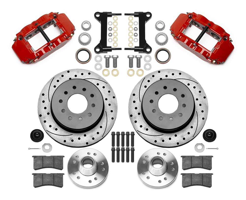 Wilwood Disc Brakes 140-15940-DR Wilwood Forged Narrow Superlite 6R Big Brake Front Brake Kits - Zander Auto Parts