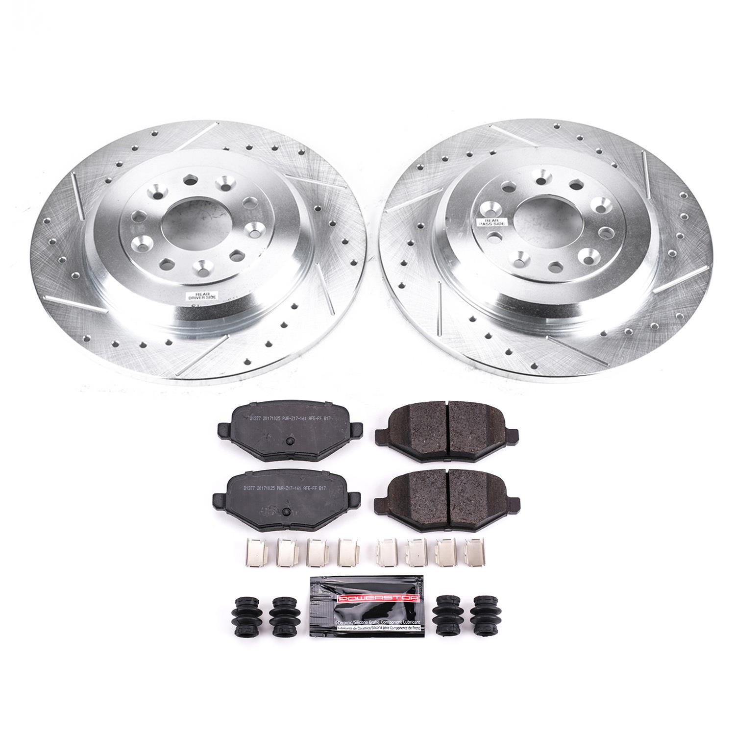 PowerStop K4744 PowerStop Z23 Evolution Sport Brake Upgrade Kits - Zander Auto Parts