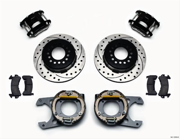 Wilwood Disc Brakes 140-12569-D Wilwood D154 Rear Parking Brake Kits - Zander Auto Parts
