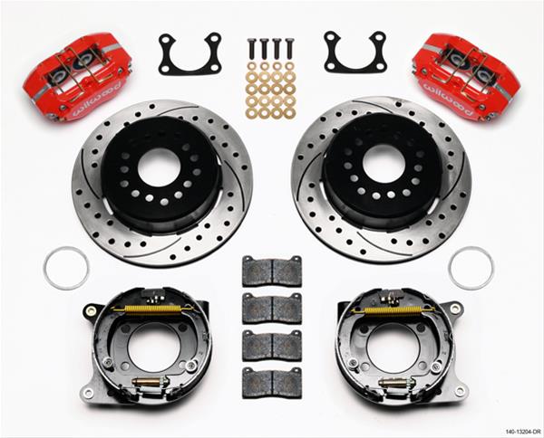 Wilwood Disc Brakes 140-13204-DR Wilwood DynaPro Dust-Boot Rear Parking Brake Kits - Zander Auto Parts