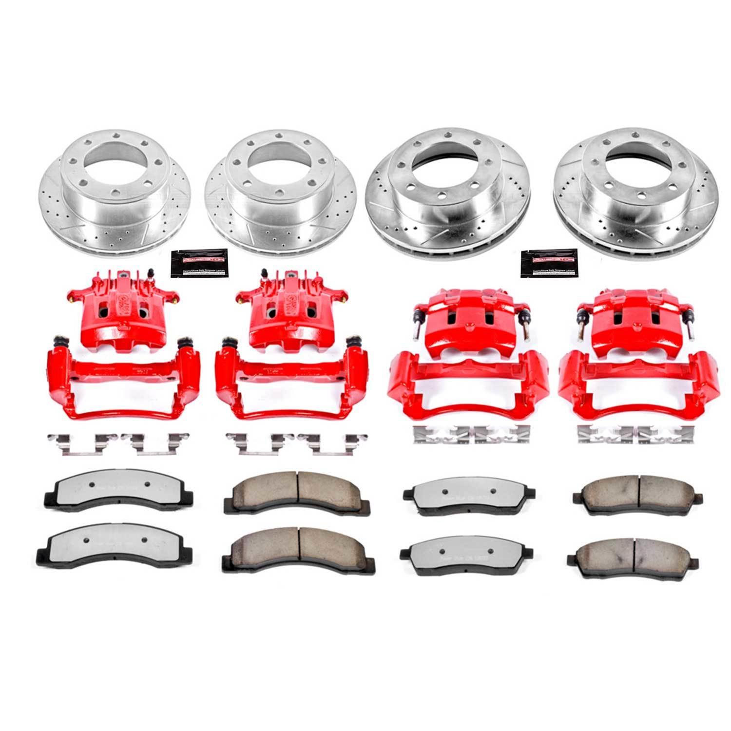 PowerStop KC1887-36 PowerStop Z36 Truck and Tow Brake Upgrade Kits with Calipers - Zander Auto Parts