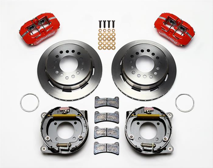Wilwood Disc Brakes 140-11398-R Wilwood Forged DynaPro Low-Profile Rear Parking Brake Kits - Zander Auto Parts